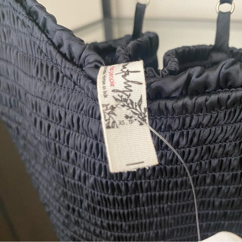 NWT Free People Intimately Right On Time Smocked Tank